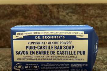 dr bronner peppermint bar soap