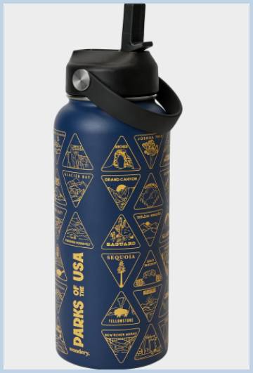 let's wander water bottle