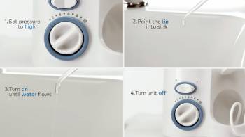 brookstone water flosser