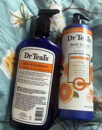dr teal's body wash