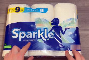 sparkle paper towels