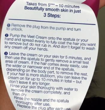 veet depilatory cream