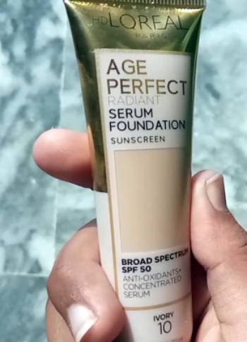 l'oreal age perfect radiant serum foundation
